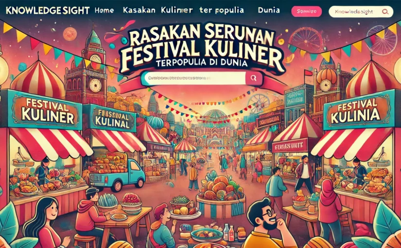 Rasakan Serunya Festival Kuliner Terpopuler di dunia