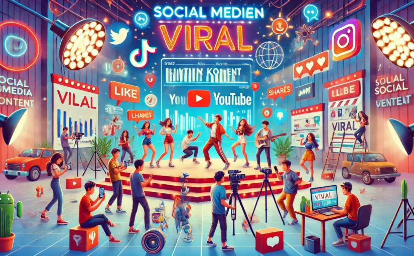 Social Media Bikin Konten Viral