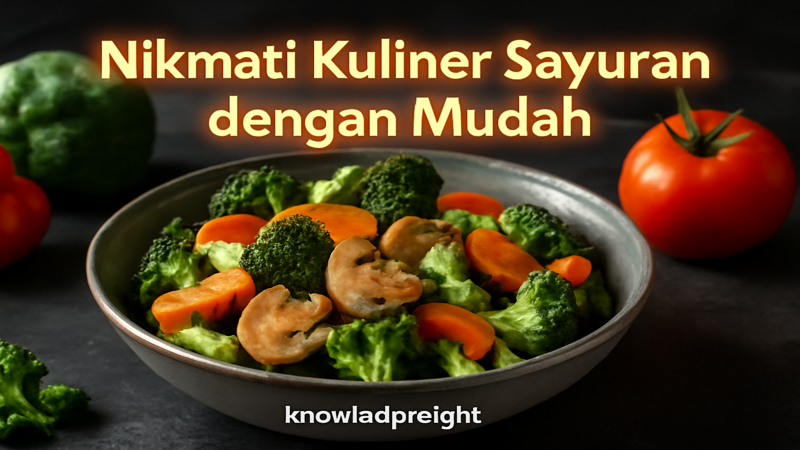 Nikmati Kuliner Sayuran dengan Mudah