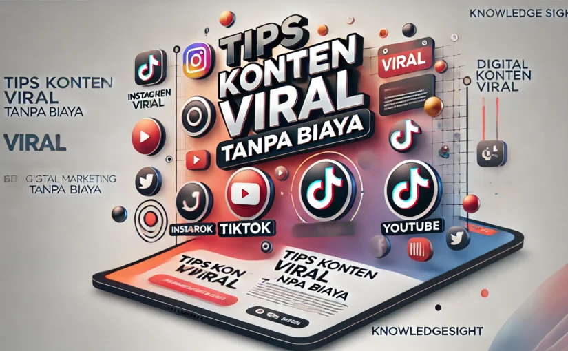 Tips Konten Viral Tanpa Biaya