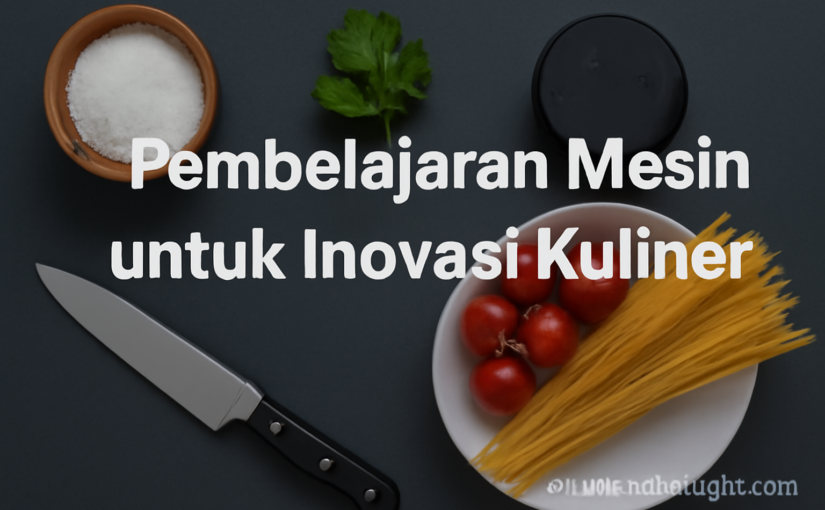 Pembelajaran Mesin untuk Inovasi Kuliner