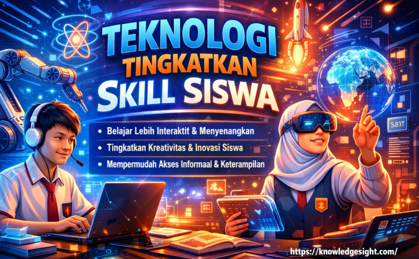 Teknologi Tingkatkan Skill Siswa