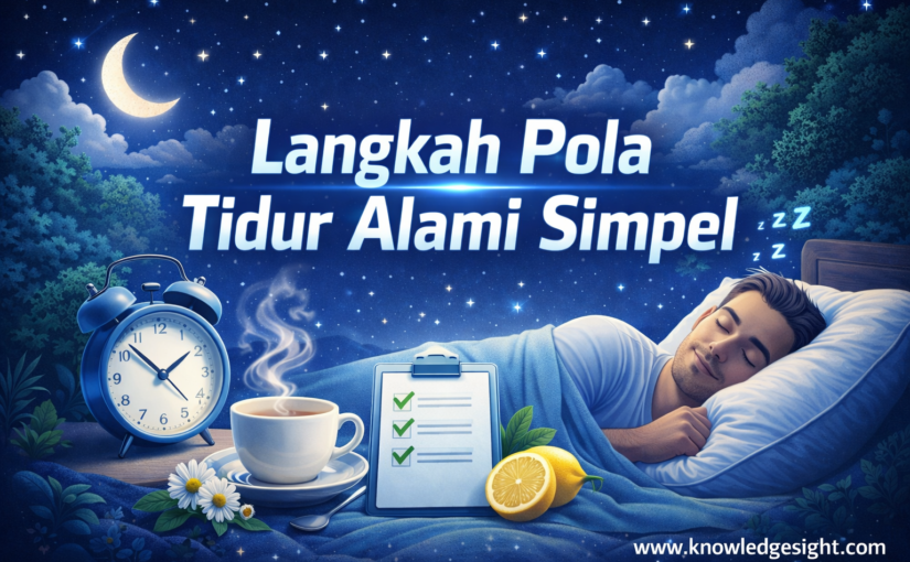 Langkah Pola Tidur Alami Simpel